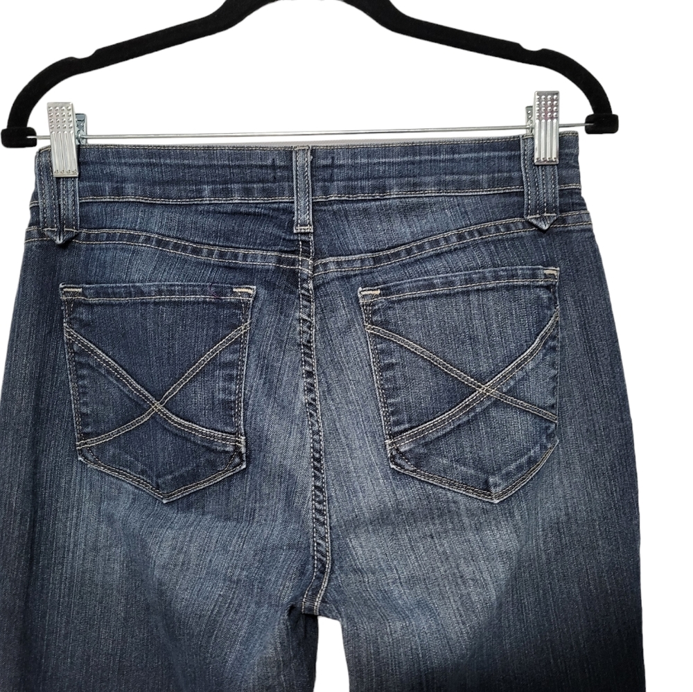 NYDJ Jeans Women's Lift Tuck Technology Straight Leg Blue Denim Dark Wash Size 6 - Picture 2 of 11